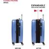 imageSwissGear 7272 Energie Expandable Hardside Luggage with Spinner Wheels and TSA Lock Gold CheckedLarge 27InchPeriwinkle Blue