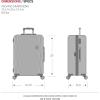 imageSwissGear 7272 Energie Expandable Hardside Luggage with Spinner Wheels and TSA Lock Gold CheckedLarge 27InchPeriwinkle Blue
