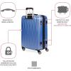 imageSwissGear 7272 Energie Expandable Hardside Luggage with Spinner Wheels and TSA Lock Gold CheckedLarge 27InchPeriwinkle Blue