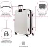 imageSwissGear 7272 Energie Expandable Hardside Luggage with Spinner Wheels and TSA Lock Gold CheckedLarge 27InchWhite