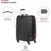 imageSwissGear 7585 Hardside Expandable Luggage with Spinner Wheels Black CarryOn 19InchBlack