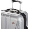 imageSwissGear 7585 Hardside Expandable Luggage with Spinner Wheels Black CarryOn 19InchSilver