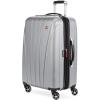 imageSwissGear 7585 Hardside Expandable Luggage with Spinner Wheels Black CarryOn 19InchSilver