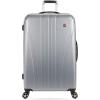 imageSwissGear 7585 Hardside Expandable Luggage with Spinner Wheels Black CarryOn 19InchSilver