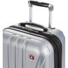 imageSwissGear 7585 Hardside Expandable Luggage with Spinner Wheels Black CarryOn 19InchSilver