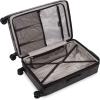 imageSwissGear 7739 Hardside Luggage Trunk with Spinner Wheels Blush CheckedLarge 26InchBlack