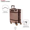 imageSwissGear 7739 Hardside Luggage Trunk with Spinner Wheels Blush CheckedLarge 26InchBlush