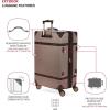 imageSwissGear 7739 Hardside Luggage Trunk with Spinner Wheels Blush CheckedLarge 26InchBlush