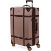 imageSwissGear 7739 Hardside Luggage Trunk with Spinner Wheels Blush CheckedLarge 26InchBlush