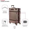 imageSwissGear 7739 Hardside Luggage Trunk with Spinner Wheels Blush CheckedLarge 26InchBlush