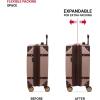 imageSwissGear 7739 Hardside Luggage Trunk with Spinner Wheels Blush CheckedLarge 26InchBlush
