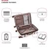 imageSwissGear 7739 Hardside Luggage Trunk with Spinner Wheels Blush CheckedLarge 26InchWhite