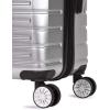 imageSwissGear 7782 Hardside Expandable Luggage with Spinner Wheels Silver CarryOn 20InchSilver