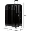 imageSwissGear 7786 Hardside Expandable Luggage with Spinner Wheels Black CarryOn 20InchBlack