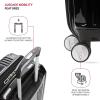 imageSwissGear 7786 Hardside Expandable Luggage with Spinner Wheels Black CarryOn 20InchBlack