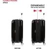 imageSwissGear 7786 Hardside Expandable Luggage with Spinner Wheels Black CarryOn 20InchBlack