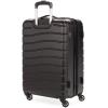 imageSwissGear 7790 Hardside Expandable Luggage with Spinner Wheels Black CheckedMedium 235InchBlack