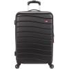 imageSwissGear 7790 Hardside Expandable Luggage with Spinner Wheels Black CheckedMedium 235InchBlack