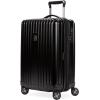 imageSwissGear 7910 Hardside Expandable Luggage with Spinner Wheels TSA Lock and USB Black CarryOn 20InchBlack