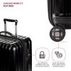 imageSwissGear 7910 Hardside Expandable Luggage with Spinner Wheels TSA Lock and USB Black CarryOn 20InchBlack