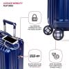 imageSwissGear 7910 Hardside Expandable Luggage with Spinner Wheels TSA Lock and USB Black CarryOn 20InchBlue