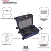 imageSwissGear 7910 Hardside Expandable Luggage with Spinner Wheels TSA Lock and USB Black CarryOn 20InchBlue