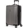 imageSwissGear 7910 Hardside Expandable Luggage with Spinner Wheels TSA Lock and USB Black CarryOn 20InchGunmetal