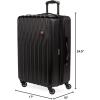 imageSwissGear 8018 Hardside Expandable Luggage with Spinner Wheels Black CarryOn 20InchBlack