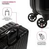 imageSwissGear 8018 Hardside Expandable Luggage with Spinner Wheels Black CarryOn 20InchBlack