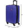 imageSwissGear 8018 Hardside Expandable Luggage with Spinner Wheels Black CarryOn 20InchBlue Violet