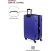 imageSwissGear 8018 Hardside Expandable Luggage with Spinner Wheels Black CarryOn 20InchBlue Violet
