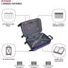imageSwissGear 8018 Hardside Expandable Luggage with Spinner Wheels Black CarryOn 20InchBlue Violet