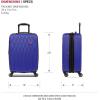imageSwissGear 8018 Hardside Expandable Luggage with Spinner Wheels Black CarryOn 20InchBlue Violet