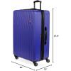 imageSwissGear 8018 Hardside Expandable Luggage with Spinner Wheels Black CarryOn 20InchBlue Violet