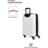 imageSwissGear 8018 Hardside Expandable Luggage with Spinner Wheels Black CarryOn 20InchWhite