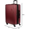 imageSwissGear 8018 Hardside Expandable Luggage with Spinner Wheels Black CarryOn 20InchWine