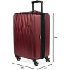 imageSwissGear 8018 Hardside Expandable Luggage with Spinner Wheels Black CarryOn 20InchWine