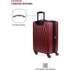 imageSwissGear 8018 Hardside Expandable Luggage with Spinner Wheels Black CarryOn 20InchWine