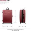 imageSwissGear 8018 Hardside Expandable Luggage with Spinner Wheels Black CarryOn 20InchWine