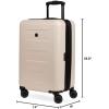 imageSwissGear 8020 Eclipse Hardside Expandable Luggage with Spinner Wheels Powder Blue CarryOn 18InchCream