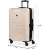 imageSwissGear 8020 Eclipse Hardside Expandable Luggage with Spinner Wheels Powder Blue CarryOn 18InchCream