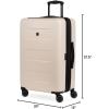 imageSwissGear 8020 Eclipse Hardside Expandable Luggage with Spinner Wheels Powder Blue CarryOn 18InchCream