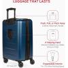 imageSwissGear 8020 Eclipse Hardside Expandable Luggage with Spinner Wheels Powder Blue CarryOn 18InchNavy