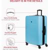 imageSwissGear 8020 Eclipse Hardside Expandable Luggage with Spinner Wheels Powder Blue CarryOn 18InchPowder Blue