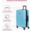 imageSwissGear 8020 Eclipse Hardside Expandable Luggage with Spinner Wheels Powder Blue CarryOn 18InchPowder Blue