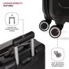 imageSwissGear 8090 Hardside Expandable Luggage with Spinner Wheels Black CheckedLarge 28InchBlack