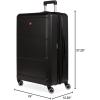 imageSwissGear 8090 Hardside Expandable Luggage with Spinner Wheels Black CheckedLarge 28InchBlack