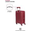imageSwissGear 8090 Hardside Expandable Luggage with Spinner Wheels Black CheckedLarge 28InchBurgundy