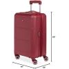 imageSwissGear 8090 Hardside Expandable Luggage with Spinner Wheels Black CheckedLarge 28InchBurgundy