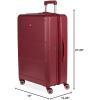 imageSwissGear 8090 Hardside Expandable Luggage with Spinner Wheels Black CheckedLarge 28InchBurgundy